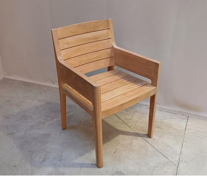 Fauteuil en teck Serena - MODELE EXPO