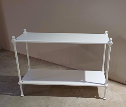 Console en aluminium blanc 1800  - MODELE EXPO