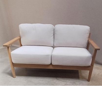 Canapé 2 places en teck Batten - MODELE EXPO