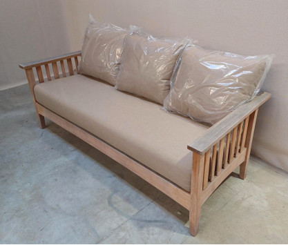 Canapé 3 places en teck Goa - MODELE EXPO