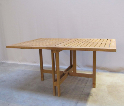 Table pliante en teck Gateleg - MODELE EXPO