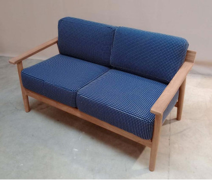 Canapé 2 places en teck Batten - MODELE EXPO