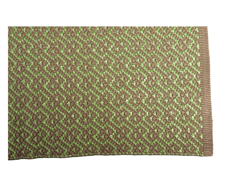 Tapis outdoor vert / taupe - MODELE EXPO