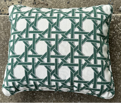 Coussin d'appoint cannage VERT - MODELE EXPO
