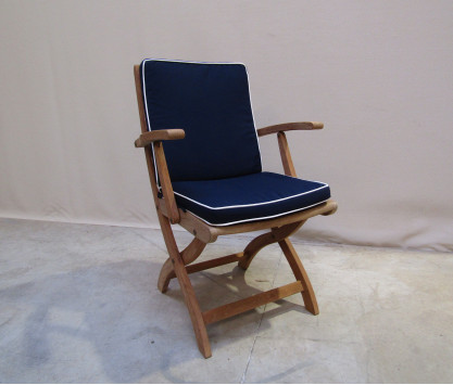 Fauteuil pliant en teck Preston ANCIEN MODELE - MODELE EXPO