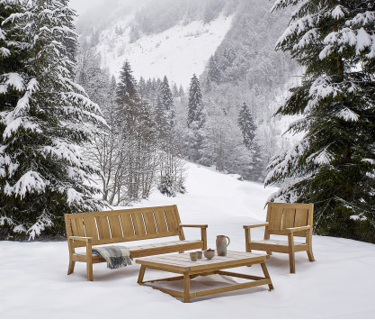 Banc en teck 3 places