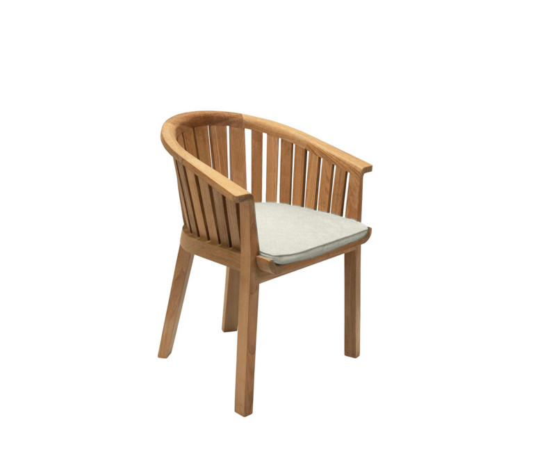 Fauteuil bridge en teck - Natural