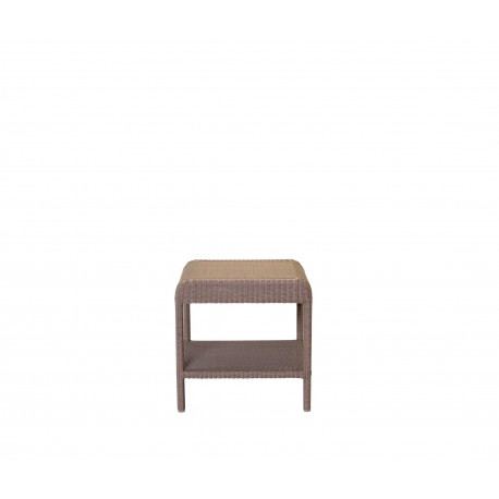 Table d'appoint en résine tressée