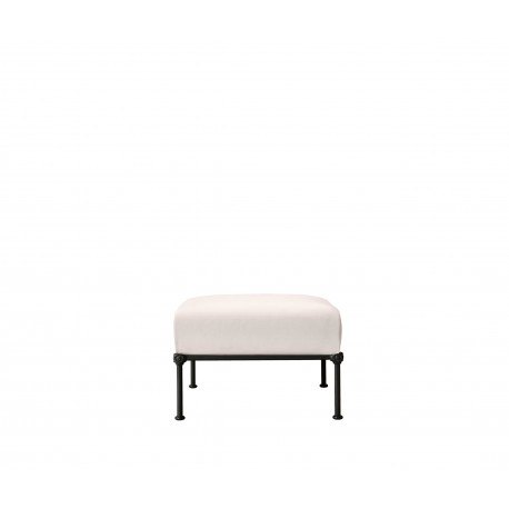 Repose-pieds de jardin en aluminium - NOIR