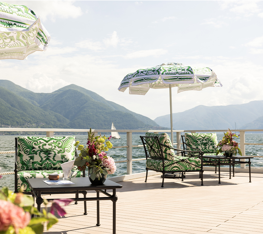 Un motif inspiré de l'histoire locale : la céramique d'Ascona revisitée
