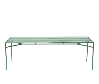Tavolo rettangolare inox - Verde