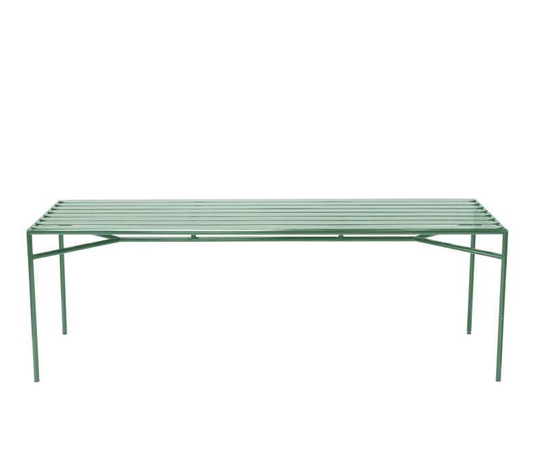 Tavolo rettangolare inox - Verde