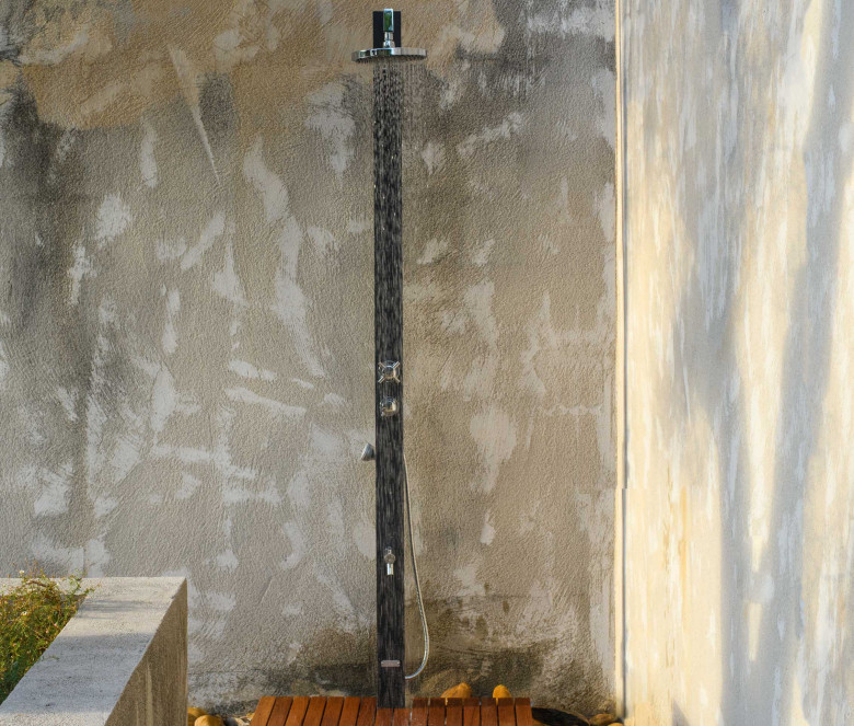 Doccia MARINA + soffione doccia quadrato 20 cm