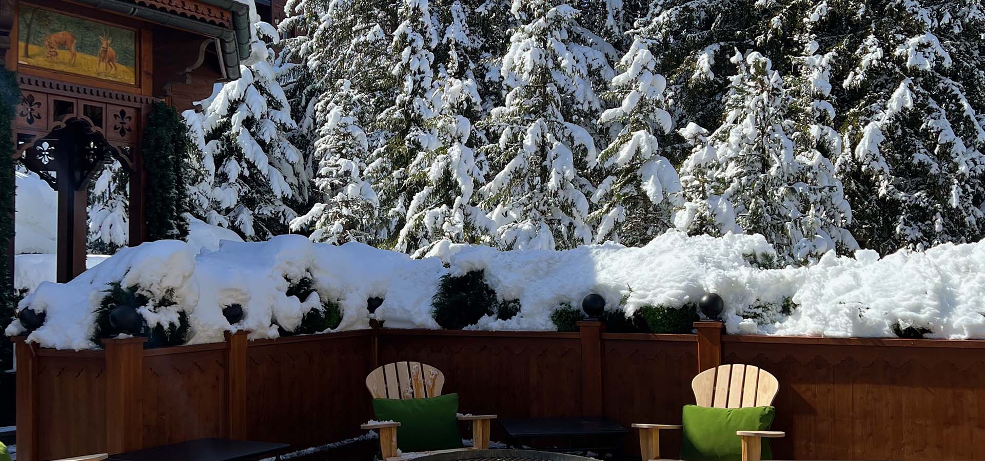 Airelles Courchevel, un bozzolo di neve